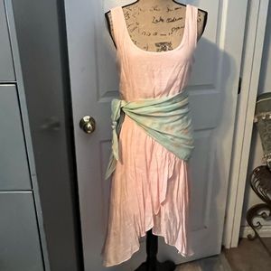 Lily Rose dress in peach, size small.